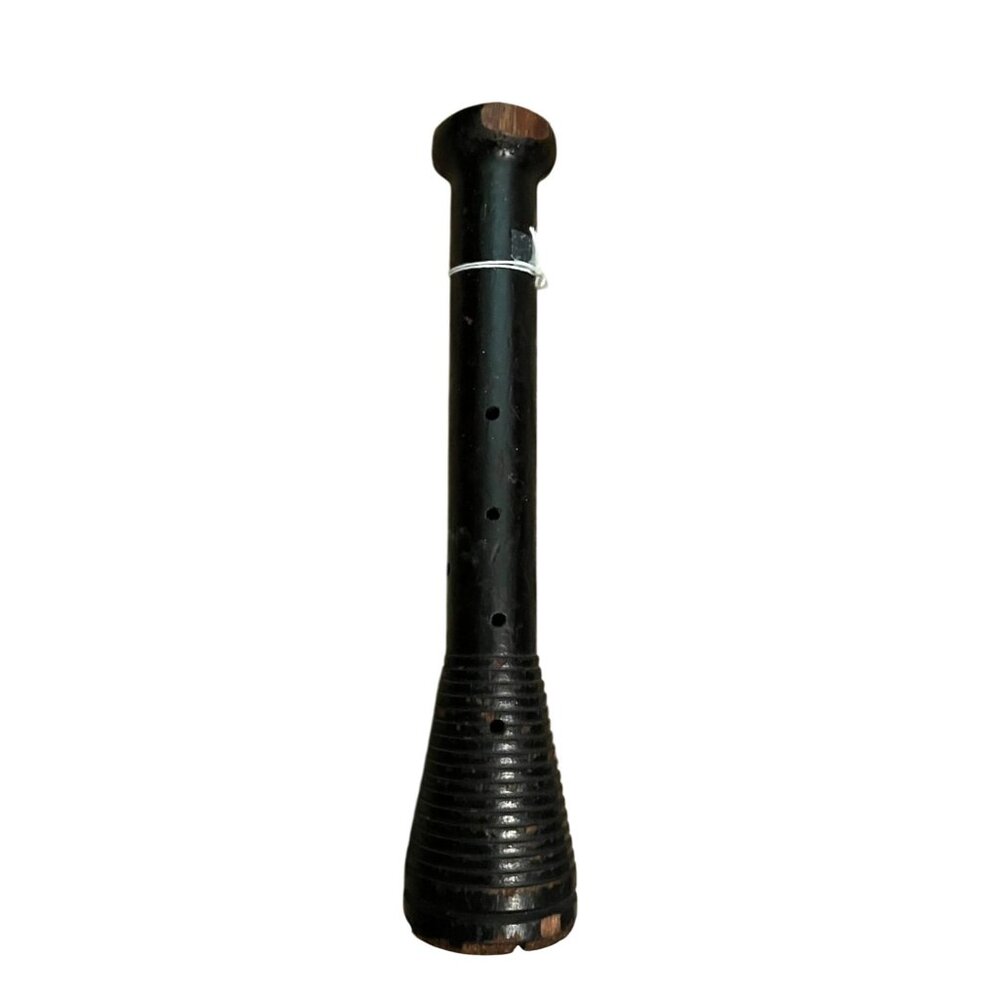 Vintage Early 1900s Wooden Textile Mill Spindle Bobbin Industrial 12.5"
